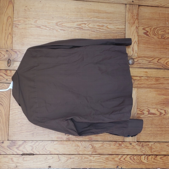 NYNE Coolmax Poplin University of Wyoming Brown Gold L/S Like New Shirt Large - Picture 4 of 4